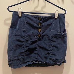 BDG dark blue skirt